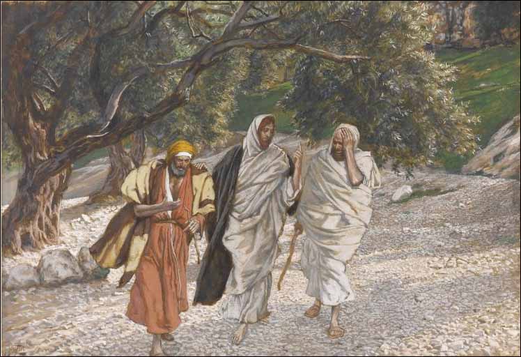 748x512 Disciples On Their Way To Emmaus - Walk To Emmaus Painting