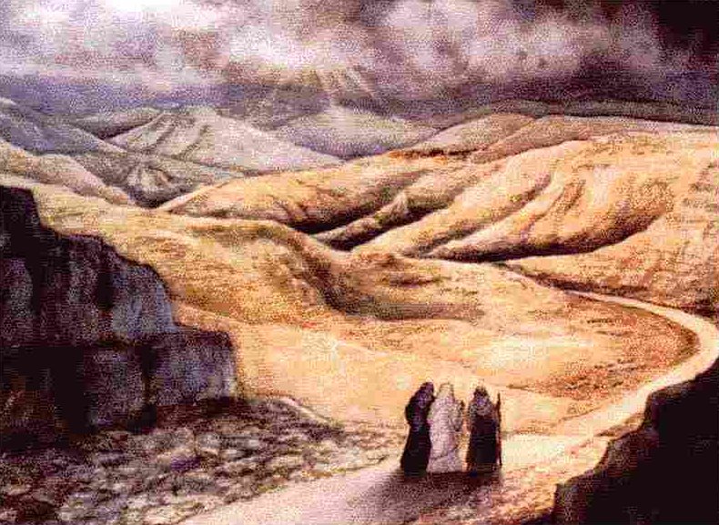 790x577 Emmaus Quiz Olem - Walk To Emmaus Painting