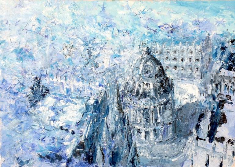 770x549 Saatchi Art Snow On The Camera Painting By Chris Walker - Walker Painting
