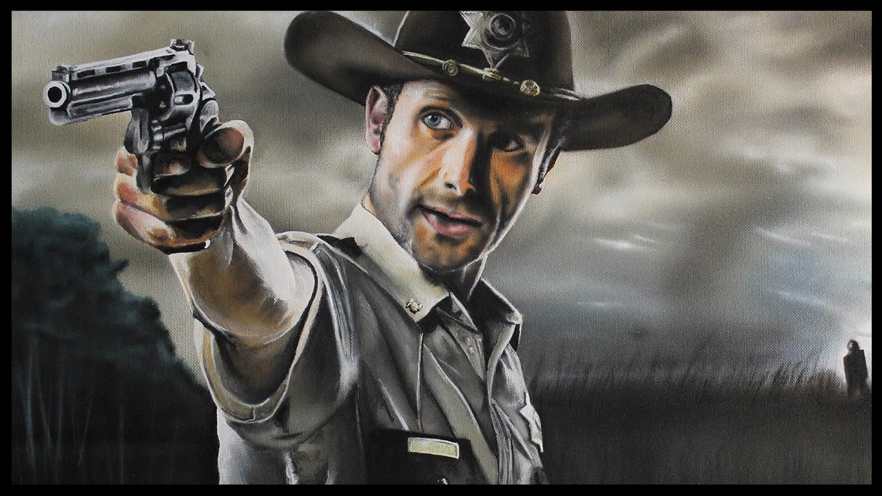 1280x720 The Walking Dead - Walking Dead Painting