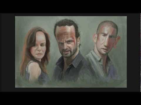 480x360 The Walking Dead - Walking Dead Painting