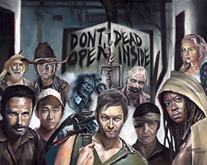 425x340 Walking Dead - Walking Dead Painting