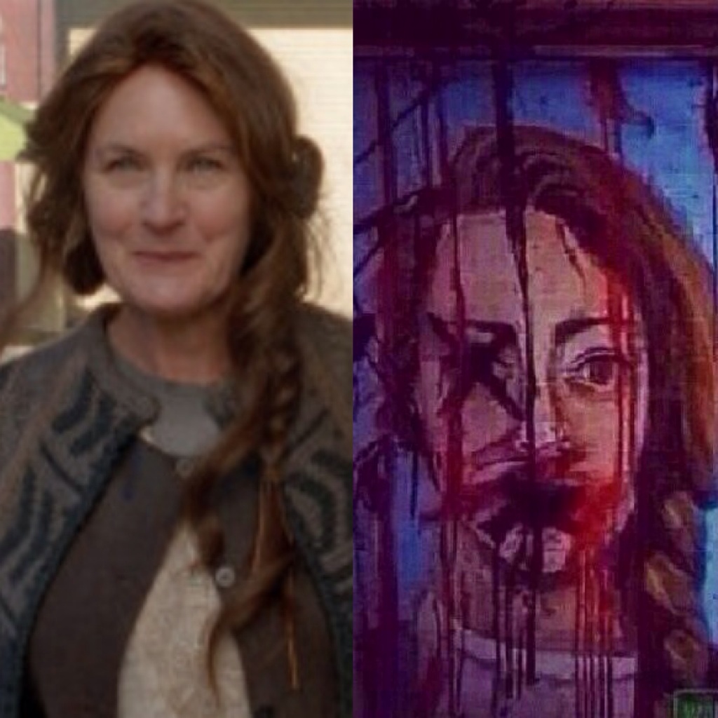 1024x1024 The Walking Dead Were These Paintings About Mary From Terminus - Walking Dead Painting