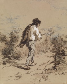 235x298 Man Walking The Walters Art Museum Works Of Art - Walking Man Painting