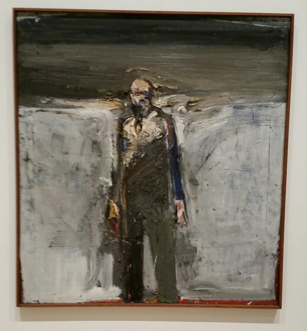 1077x1161 Tyler Green On Twitter A Mash Up Of Painting And Markings Used - Walking Man Painting