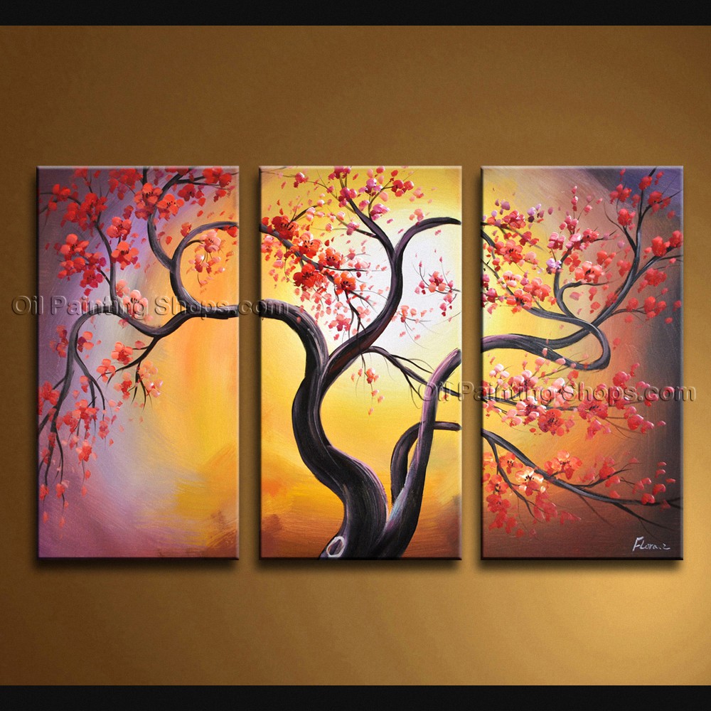 1000x1000 Beautiful Contemporary Wall Art Landscape Painting Tree Tree Paintings - Wall Art Painting Tree