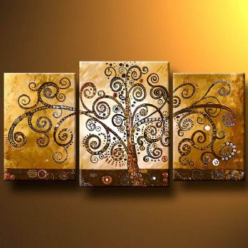 350x350 Life Tree Modern Canvas Art Wall Decor Abstract Oil Painting Wall - Wall Art Painting Tree