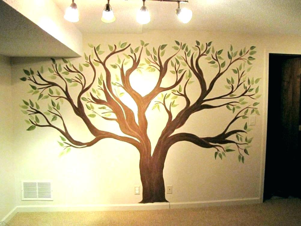 1002x752 Tree Wall Paintings Sdai - Wall Art Painting Tree