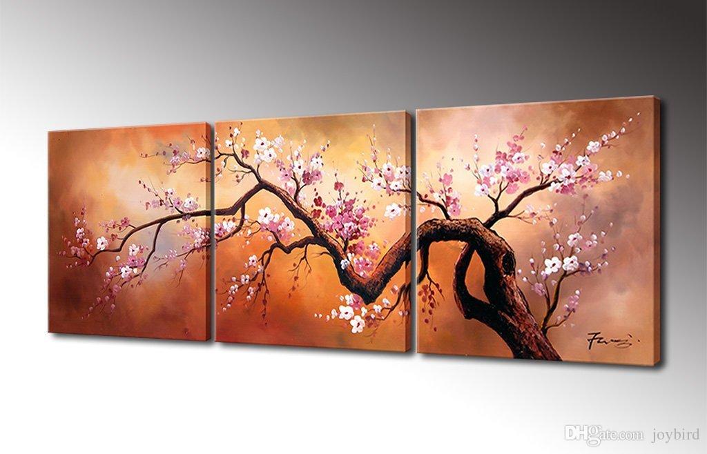 1024x658 Cherry Flower Painting Canvas Wall Art Decor Handmade Oil Painting - Wall Decor Flower Painting