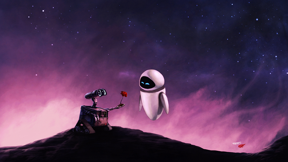 924x520 Art Of Wall E - Wall E Painting