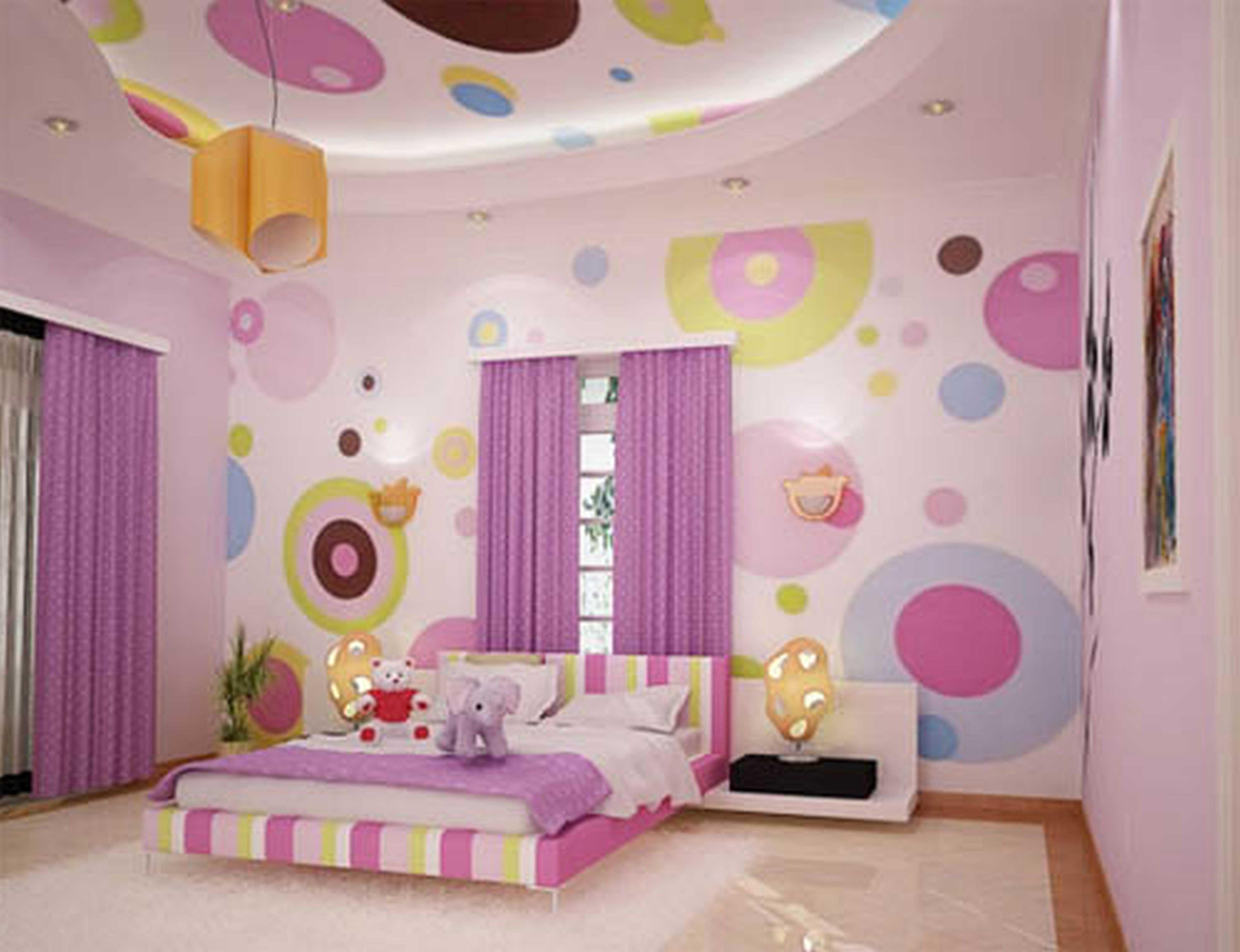 5000x3840 Wall Painting Ideas For Kids Room Unique Likeable Girls Room Paint - Wall Painting For Girls
