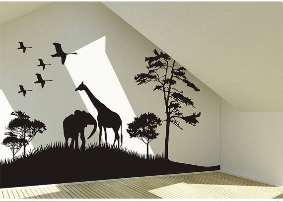 570x407 Animal Wall Art V Sanctuary Com - Wall Painting Of Animals