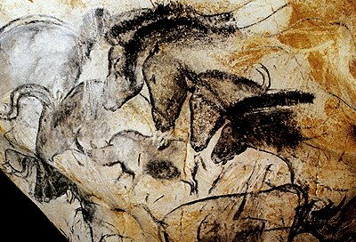 400x272 Dream Cave Paintings And Breakfast - Wall Painting With Horses Chauvet Cave