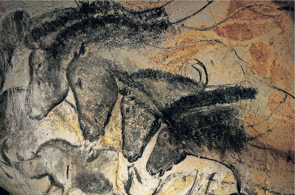 Wall Painting With Horses Chauvet Cave at PaintingValley.com | Explore ...