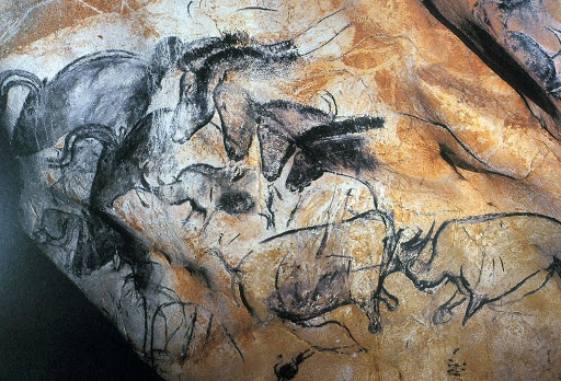 512x348 The Fine Cave Paintings Of Chauvet Pont D'Arc Cave Amusing Planet - Wall Painting With Horses Chauvet Cave