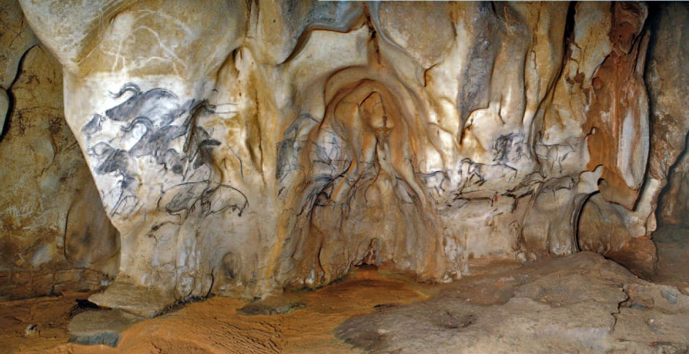 Wall Painting With Horses Chauvet Cave At PaintingValley Com Explore   Wall Painting With Horses Chauvet Cave 7 