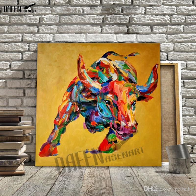 Wall Street Bull Painting at PaintingValley.com | Explore collection of ...