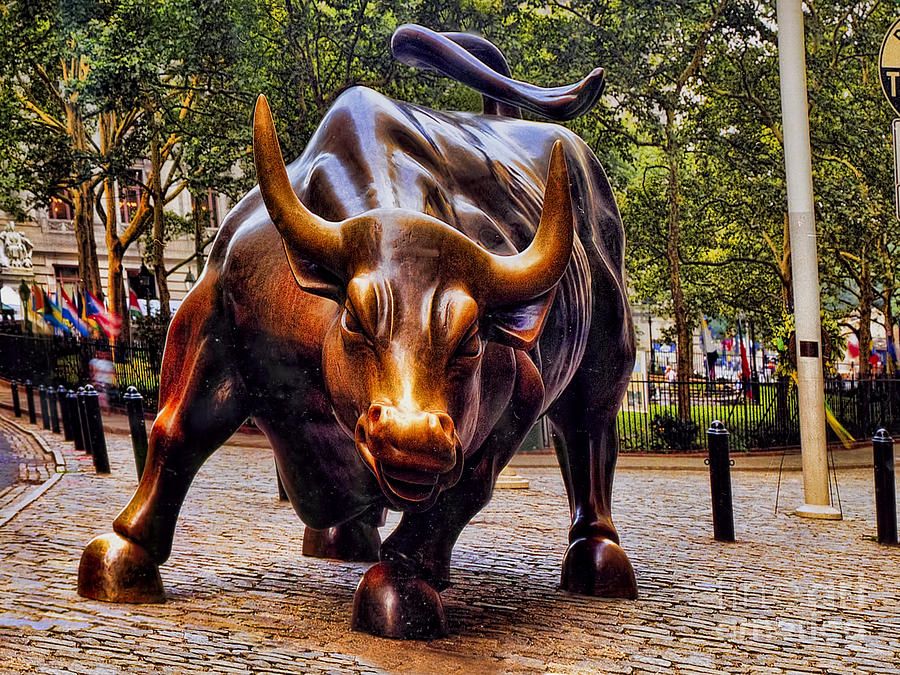 Wall Street Bull Painting at Explore collection of