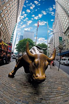 236x354 Charging Bull Nyc By Artist Arturo Di Modica - Wall Street Bull Painting