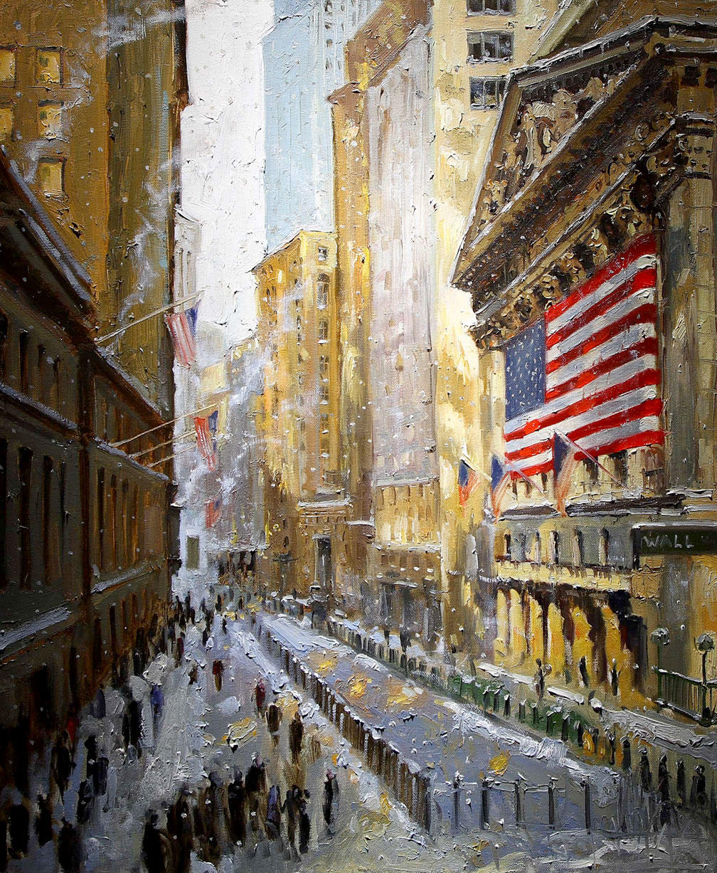 1008x1227 Wall Paint. Wall Street Paintings And Prints - Wall Street Painting