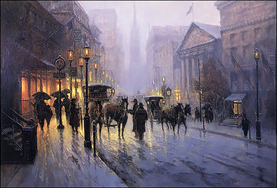 550x373 G. Harvey - Wall Street Painting