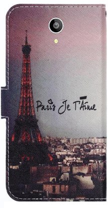 215x414 Cartoon Painting Wallet Style Protective Phone Cover - Wallet Painting