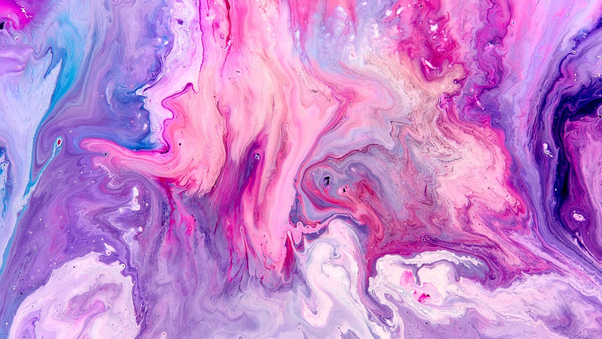 1920x1080 Colorful Stains - Wallpaper Painting Art