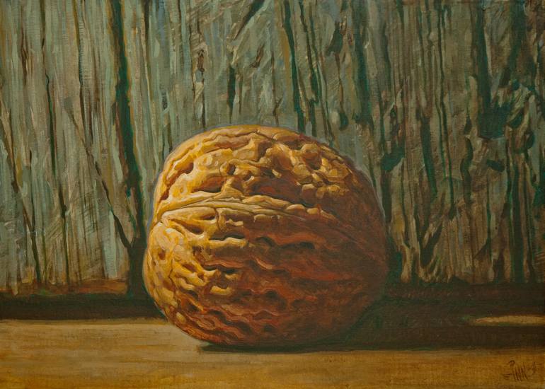 770x550 Saatchi Art Walnut Painting By Innokentii Korshunov - Walnut Painting