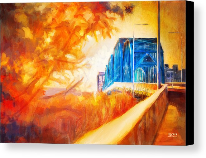 661x507 Walnut Street Walk Canvas Print Canvas Art By Steven Llorca - Walnut Painting