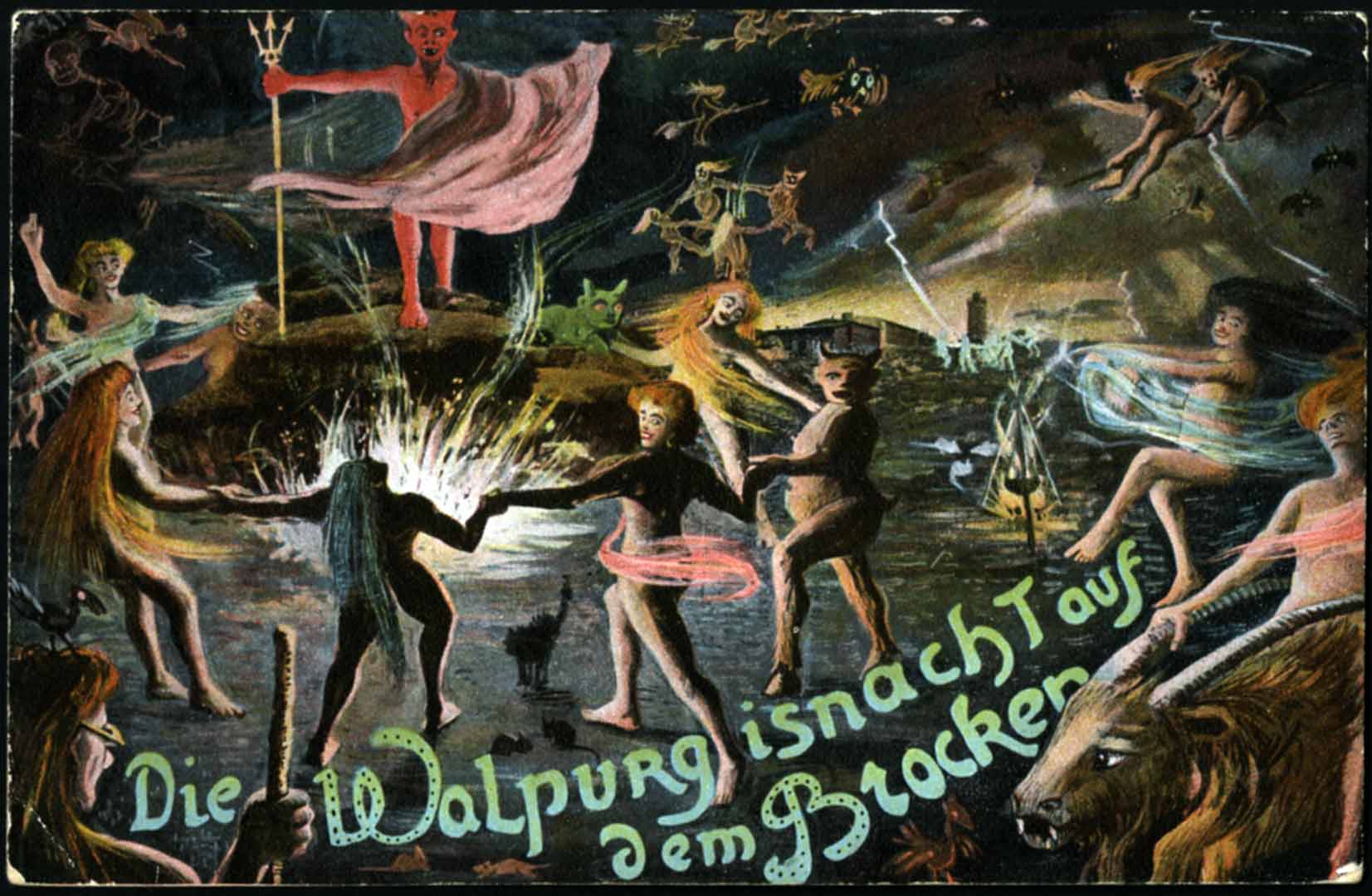 1653x1080 Walpurgisnacht Is Coming! Mystic Myrelle - Walpurgisnacht Painting