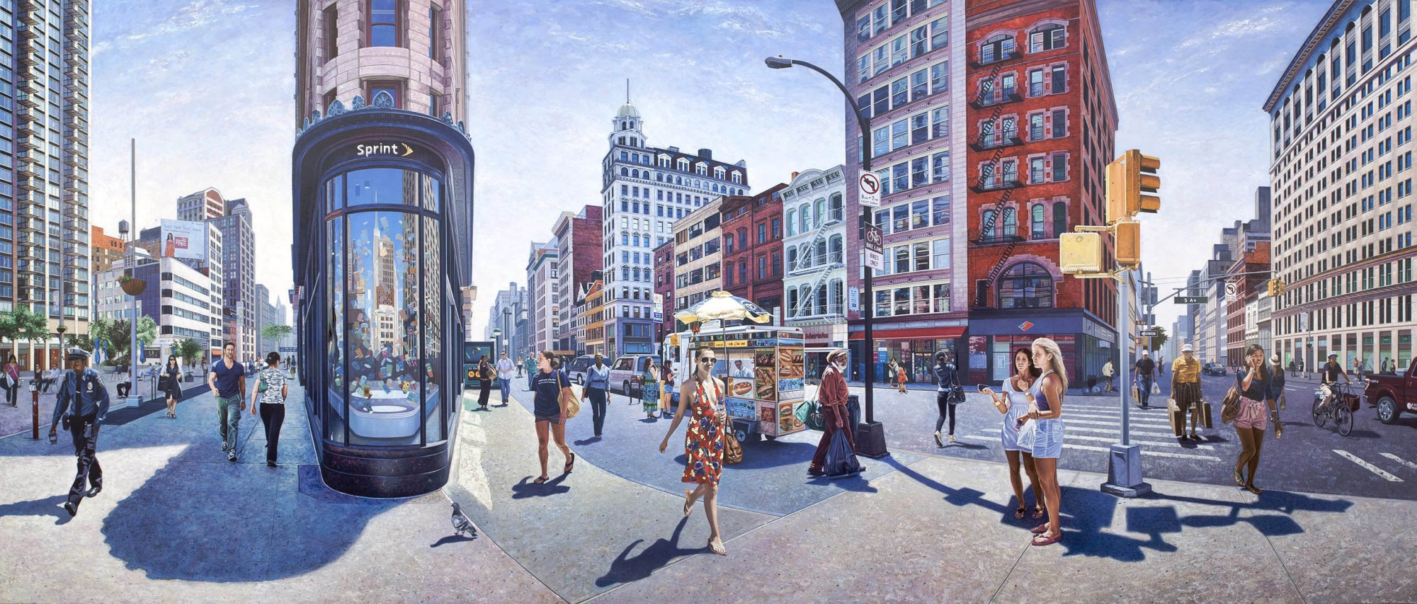 2001x853 Nathan Walsh, Contemporary British Realist Painter Painting - Walsh Painting