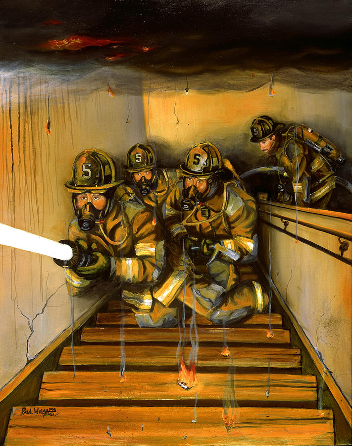 711x900 Goin' To Work Painting By Paul Walsh - Walsh Painting