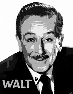 234x300 Walt Disney Paintings Fine Art America - Walt Disney Painting