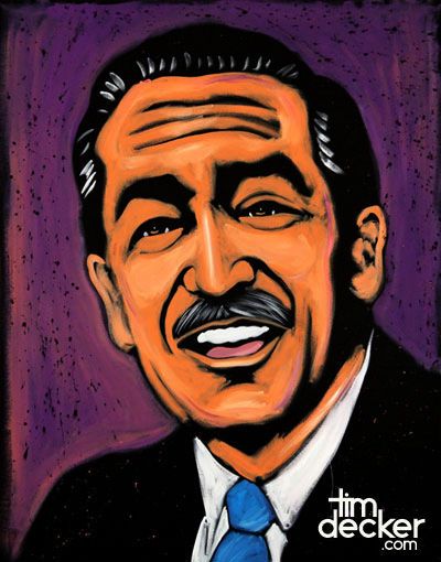400x510 Walt Disney Speed Painting By Artist Tim Decker. Tim's Amazing - Walt Disney Painting