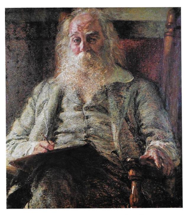 640x727 The Powerful Influence Walt Whitman Crystal Bridges Museum - Walt Whitman Painting