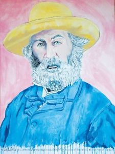 225x300 Walt Whitman Portrait Original Painting Ebay - Walt Whitman Painting