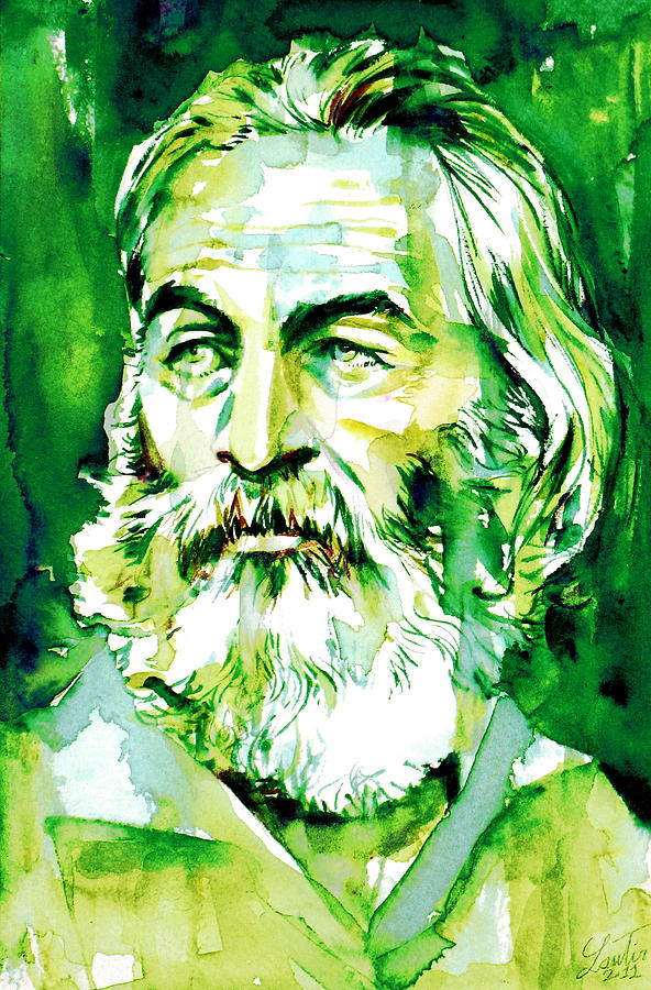 592x900 Walt Whitman - Walt Whitman Painting