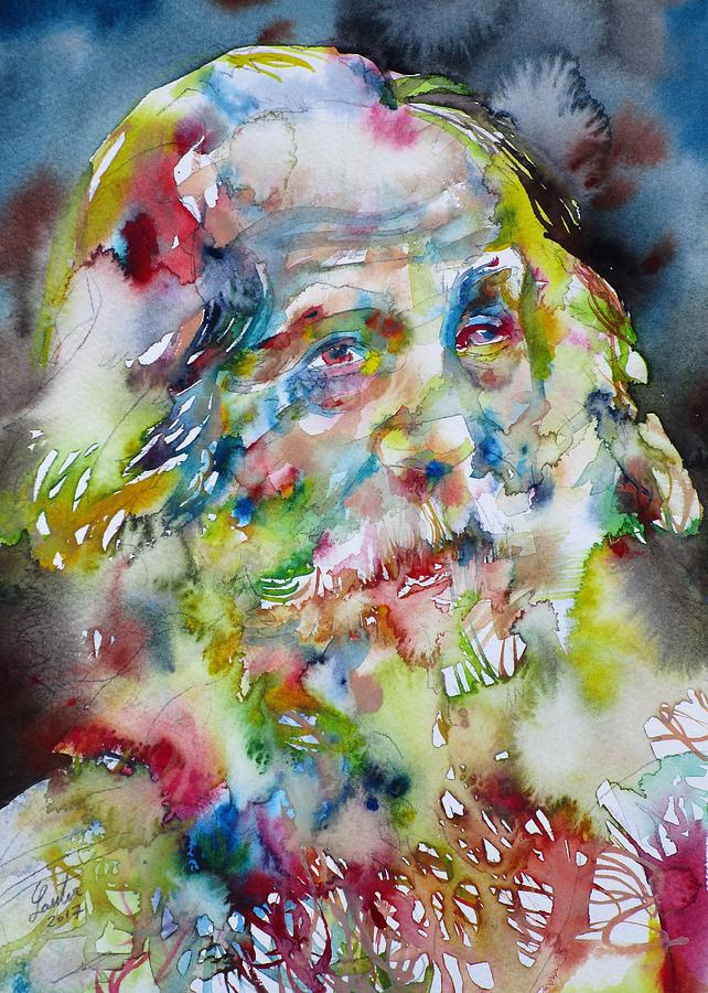 642x900 Walt Whitman - Walt Whitman Painting