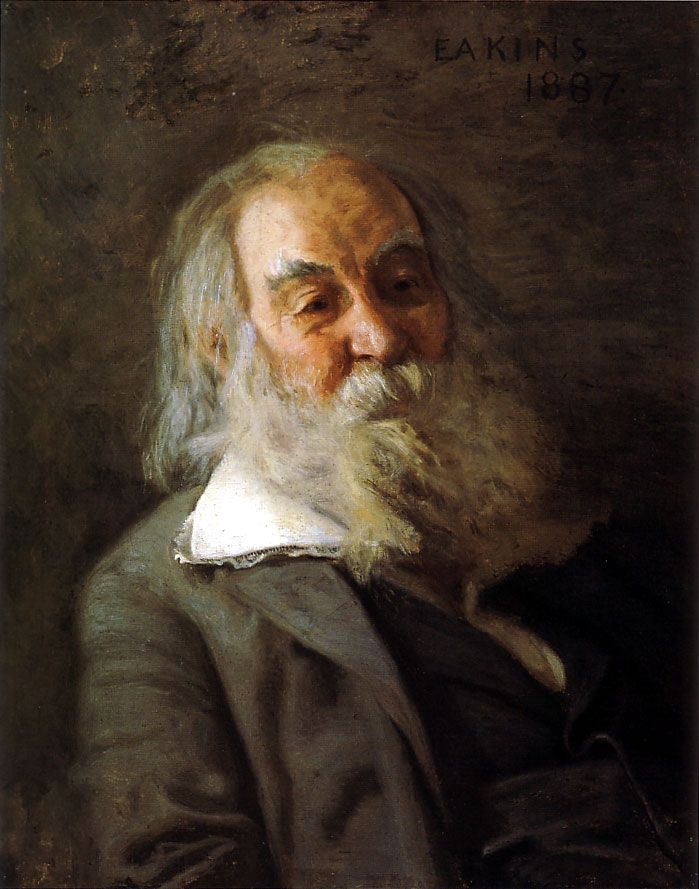 699x889 Walt Whitman By Thomas Eakins Paint Watercolor Create Art Ideas - Walt Whitman Painting