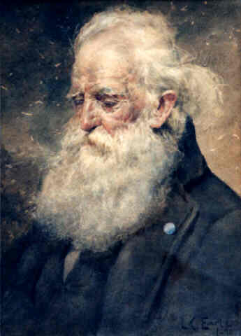 345x480 His Artwork - Walt Whitman Painting