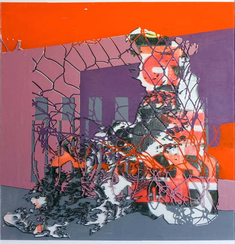 770x799 Saatchi Art Grenzfall Painting By Gabriele Walter - Walter Painting