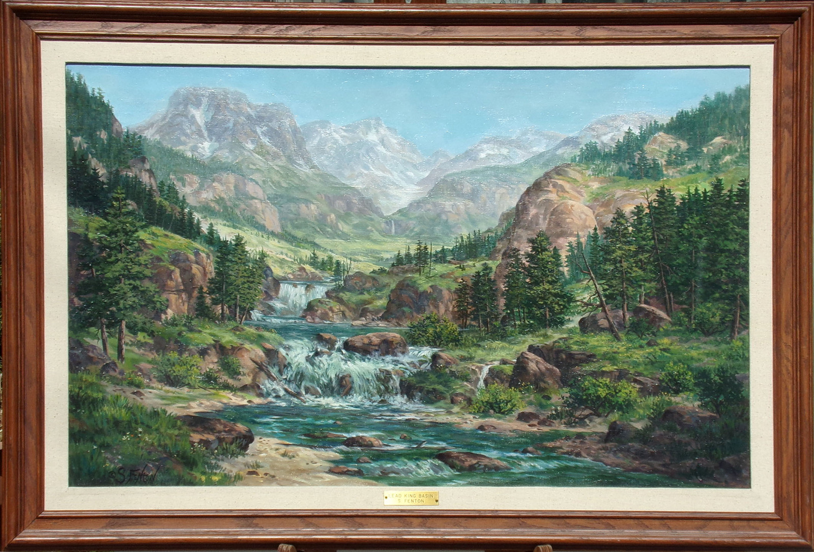 1600x1085 Walter Scott Fenton Lead King Basin Original Oil Painting - Walter Painting