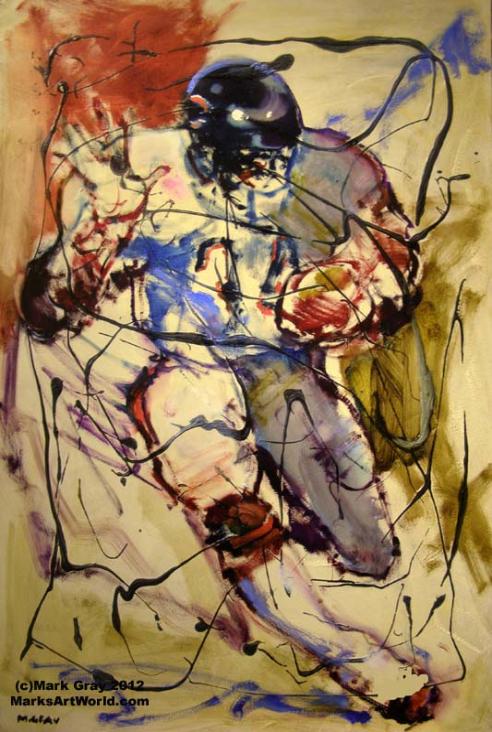 492x732 Walter Payton Painting - Walter Payton Painting