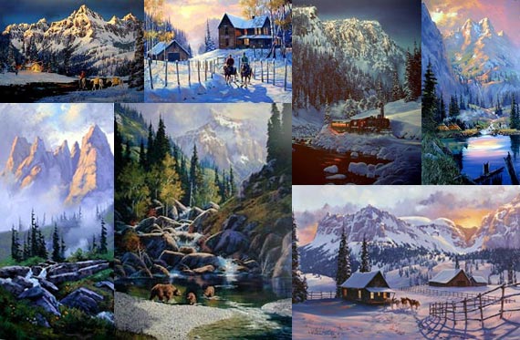 570x373 Robert Walton Western Artist - Walton Painting