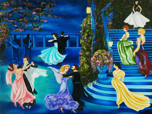 576x432 Melodies - Waltz Dance Painting