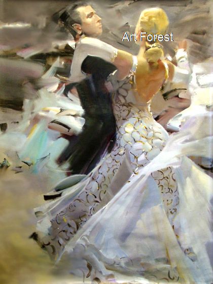 420x559 Oil Painting Wholesale, Cheap Oil Paintings - Waltz Dance Painting