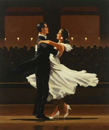 450x537 Take This Waltz Jack Vettriano Art I Love Dancing - Waltz Dance Painting