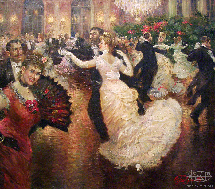 700x614 Russian Paintings Gallery - Waltz Painting