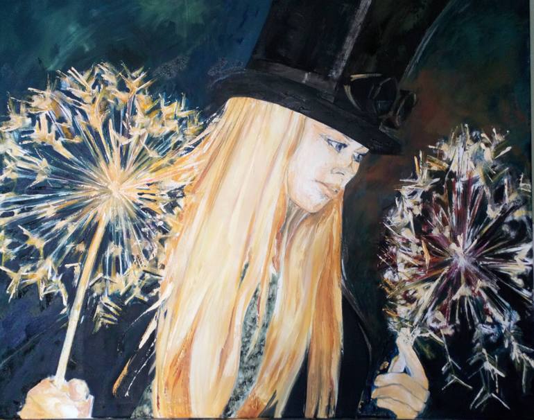 770x606 Saatchi Art Macabre Waltz Painting By Natalie Bennett - Waltz Painting