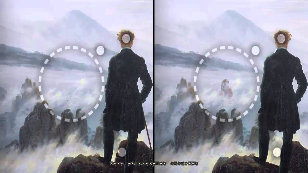 1280x720 Broken Brush - Wanderer Above The Sea Of Fog Painting